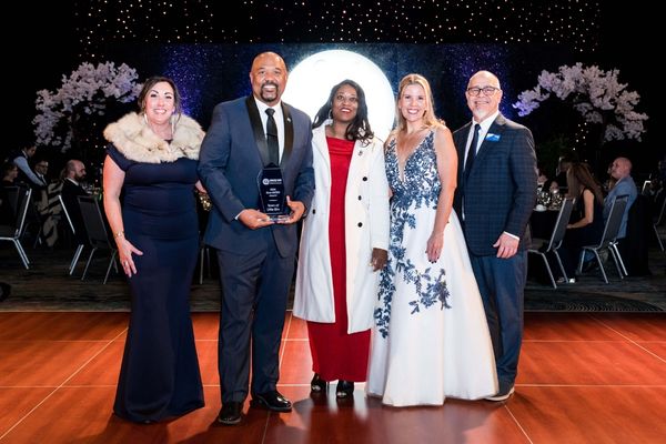 Representatives from the Town of Little Elm accept their award