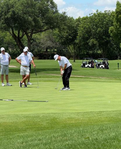 Golfer at 2026 People Helping People Golf Tournament